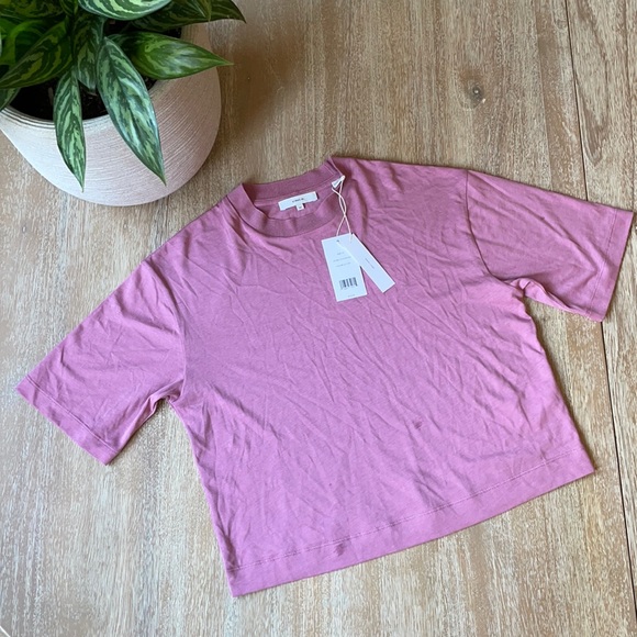 Vince Pink Crop Top Size XS - Picture 2 of 11
